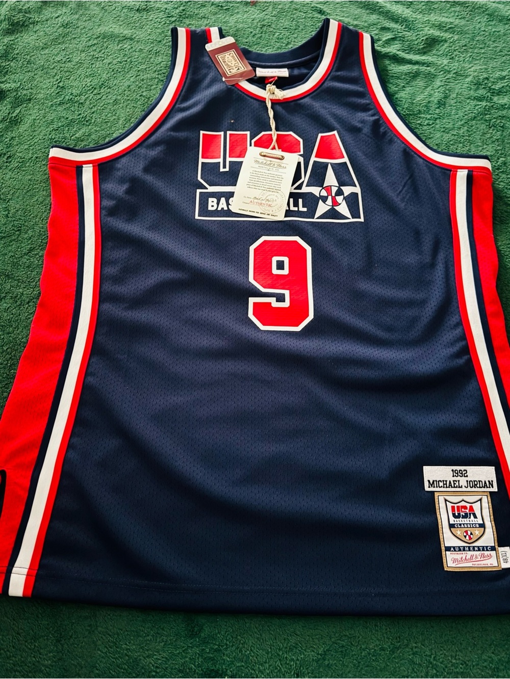 Mitchell & Ness Authentic Michael Jordan Olympic 92’ USA Jersey #9
